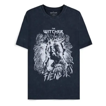 The Witcher T-Shirt Dark Blue Fiend (S) | 8718526180244