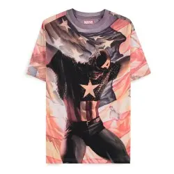 Captain America Brave New World T-Shirt Digital American (L)