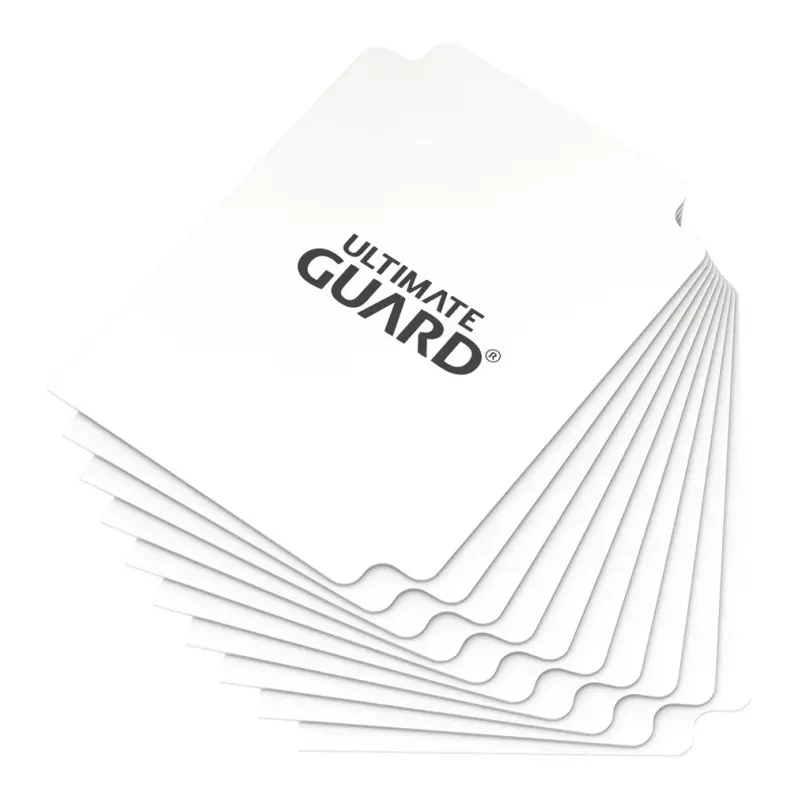 Ultimate Guard 10 intercalaires pour cartes Card Dividers taille standard Blanc | 4260250072240