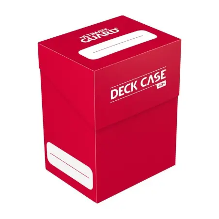 Ultimate Guard boîte pour cartes Deck Case 80+ taille standard Rouge | 4260250075036