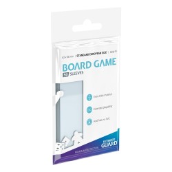 Ultimate Guard 50 pochettes Premium Soft Sleeves jeux de plateau européens standard format
