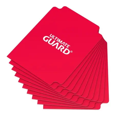 Ultimate Guard 10 intercalaires pour cartes Card Dividers taille standard Rouge | 4260250077351