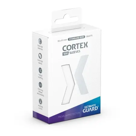 Ultimate Guard 100 pochettes Cortex Sleeves taille standard Blanc | 4056133018289