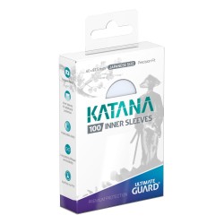 Ultimate Guard 100 pochettes Katana Inner Sleeves Japanese Size Transparent 