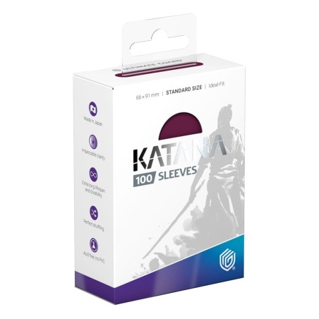Ultimate Guard 100 pochettes Katana Sleeves taille standard Radiant Plum 