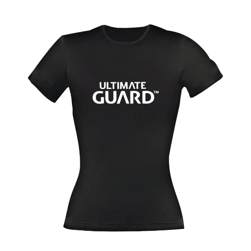 Ultimate Guard T-Shirt femme Wordmark Noir (L) | 4056133001632