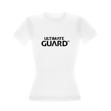 Ultimate Guard T-Shirt femme Wordmark Blanc (L) | 4056133001694