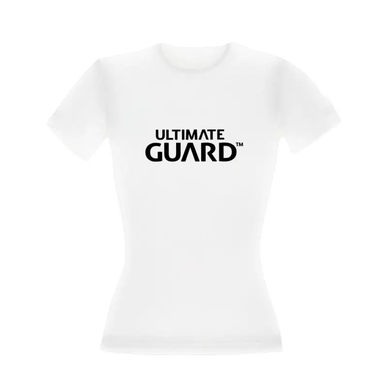 Ultimate Guard T-Shirt femme Wordmark Blanc (S) | 4056133001670