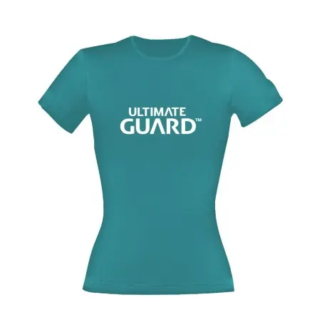 Ultimate Guard T-Shirt femme Wordmark Bleu Pétrole (M) | 4056133001748