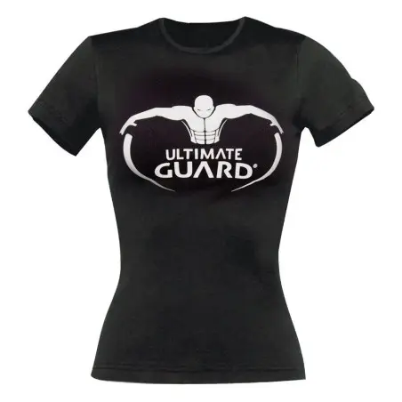 Ultimate Guard T-Shirt femme Logo Noir (M) | 4056133006972