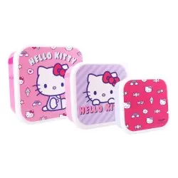 Sanrio pack 3 boîtes à goûter Hello Kitty Fresh Bites | 8712645318120