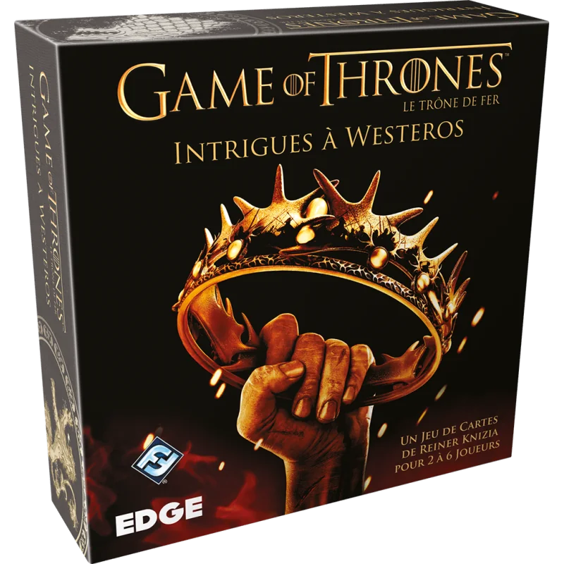 jeu : Game of Thrones : Intrigues à Westeros
éditeur : Edge Entertainment / Fantasy Flight Games
version française