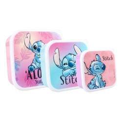 Lilo & Stitch pack 3 boîtes à goûter Stitch Fresh Bites