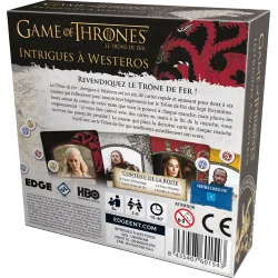 Spel: Game of Thrones: Intriges in Westeros
Uitgever: Edge Entertainment / Fantasy Flight Games
Engelse versie