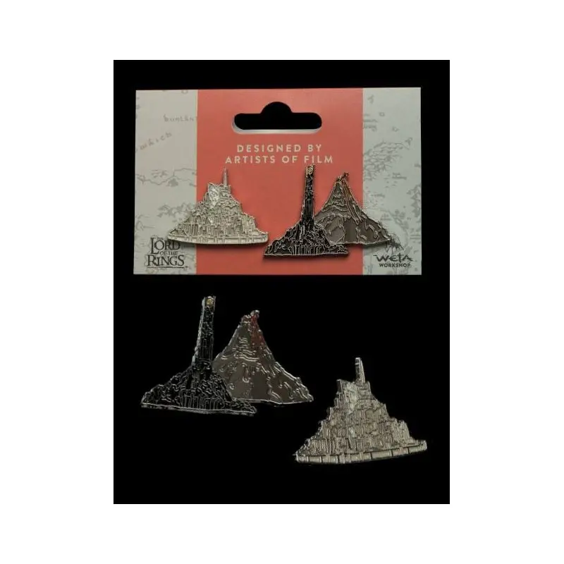 Le Seigneur des Anneaux pack 2 pin's Minas Tirith & Mt. Doom | 9420024728680