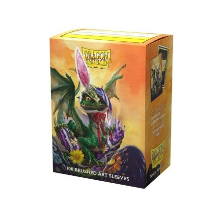 Produit : Brushed Art Sleeves - Easter Dragon 2022 (100 Sleeves) Marque : Dragon Shield