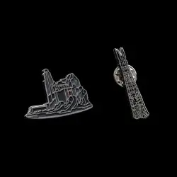 Le Seigneur des Anneaux pack 2 pin's Helm's Deep & Orthanc  | 9420024729045