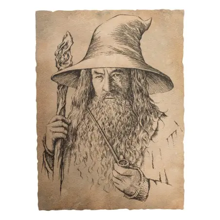 Le Hobbit impression Art Print Portrait of Gandalf the Grey 21 x 28 cm | 9420024728277