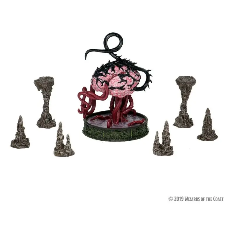 D&D Icons of the Realms : Volo & Mordenkainen's Foes - Premium Set Elder Brain & Stalagmites | 0634482739440
