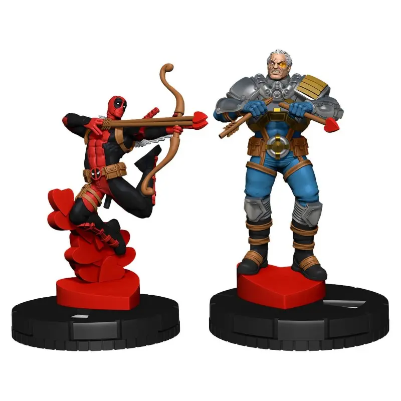 Marvel HeroClix Iconix: Cupid Deadpool an Cable | 0634482850299