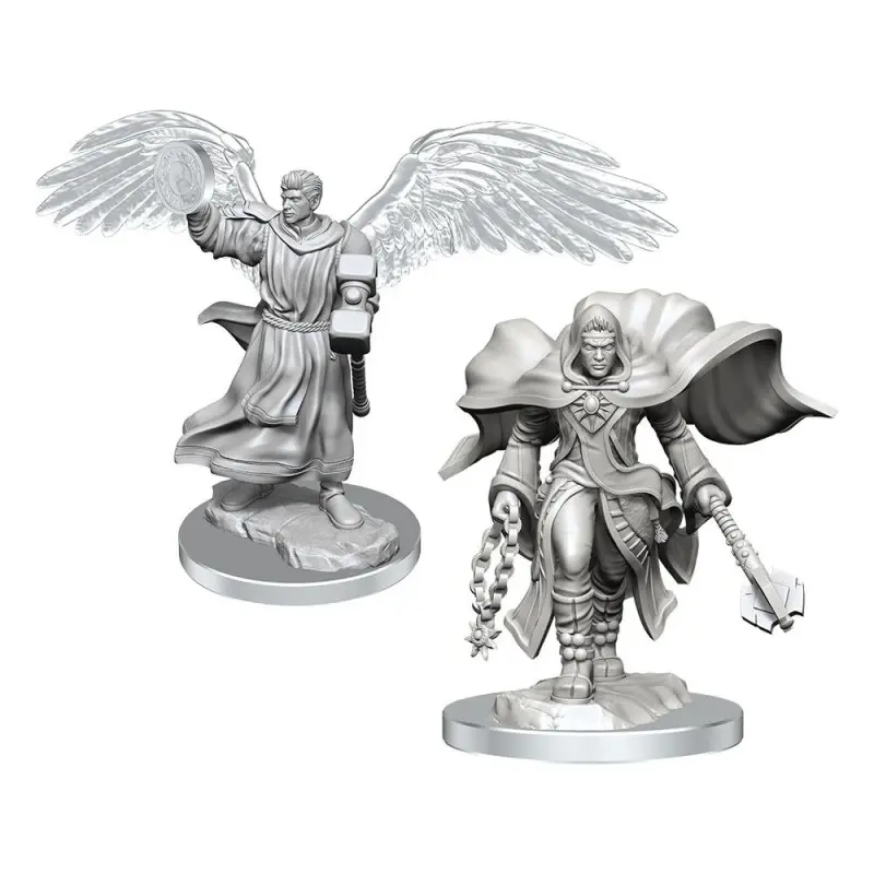 D&D Nolzur's Marvelous Miniatures pack 2 miniatures à peindre Aasimar Cleric Male | 0634482904084