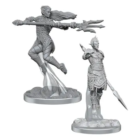 D&D Nolzur's Marvelous Miniatures pack 2 miniatures à peindre Sea Elf Fighters | 0634482906132