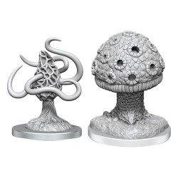 D&D Nolzur's Marvelous Miniatures pack 2 miniatures à peindre Shrieker & Violet Fungus