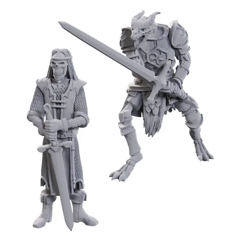 D&D Nolzur's Marvelous Miniatures pack 2 miniatures à peindre 50th Anniversary Skeleton Knights | 0634482907368
