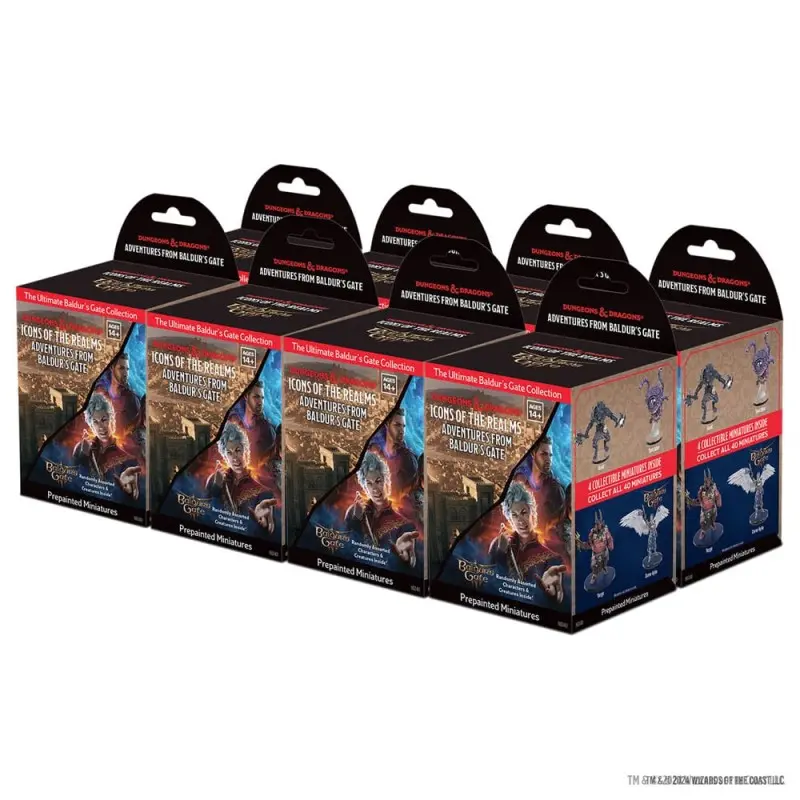 D&D Icons of the Realms: Adventures from Baldur's Gate Booster Brick (8) | 0634482963395