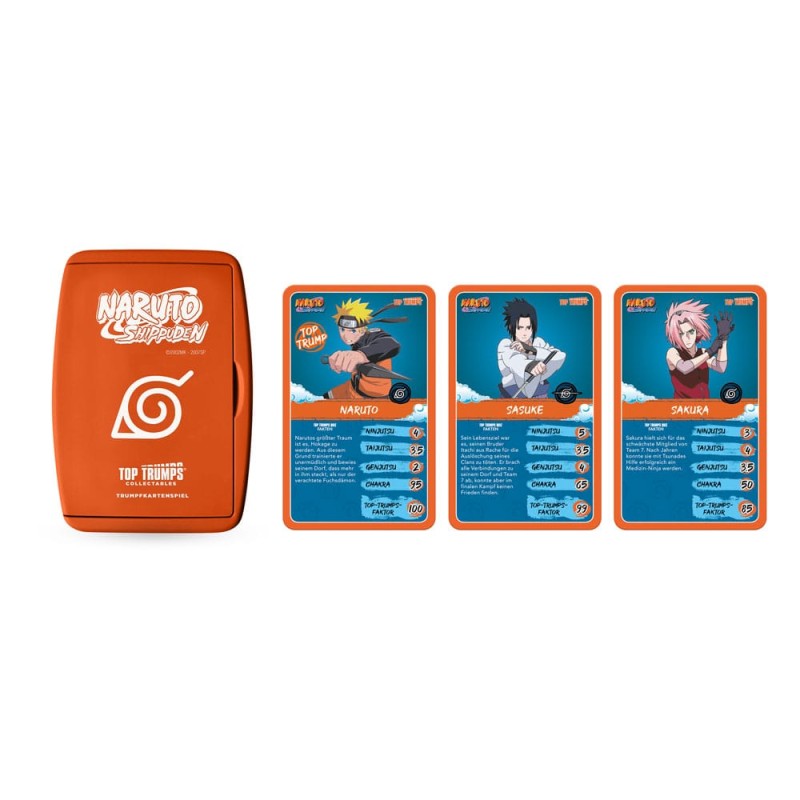 Naruto Shippuden Collectible jeu de cartes Top Trumps Quiz Anime Collectible *ALLEMAND* | 5036905058568