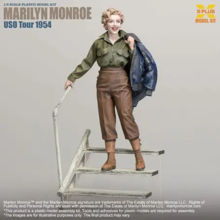 Marilyn Monroe figurine Plastic Model Kit 1/8 USO Tour 1954 25 cm | 4532149022699