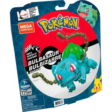 licence : Pokémon
produit : Bulbizarre 10 cm
marque : Mega Construx Mattel
à partir de 7ans