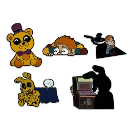 Five Nights at Freddy's présentoir pin's Set Into the Pit 3 cm (6) | 0810122544906