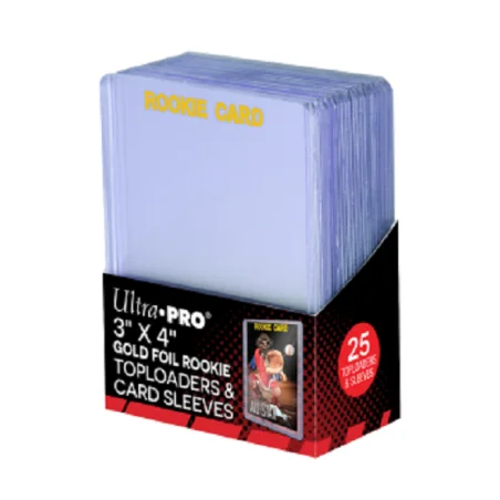 UP - 3" X 4" Rookie 35PT Toploader (25 pièces)