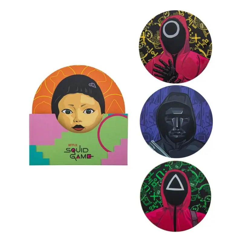 Squid Game pack 4 sous-verres | 4895205619845