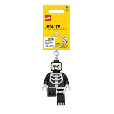 LEGO Classic porte-clés lumineux Skeleton 8 cm | 4895028521097