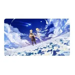 Genshin Impact Twin Stars on Floral Sea Tapis de souris Traveler - Aether & Lumine 70 x 40 cm | 6972957488900