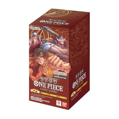 One Piece Card Game - Paramount War ( OPK-02 ) Display 24 Booster Packs - KOR | 8809482998711