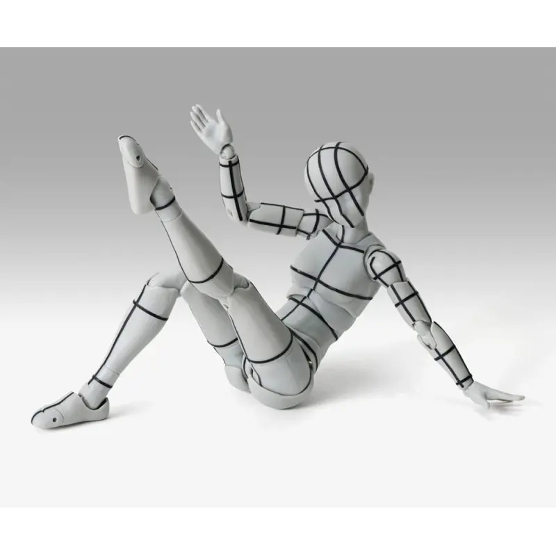 Figurine S.H.Figuarts Body-Chan Sports Edition Wire Frame (Gray Color Ver.) 15 cm  | 4573102673084