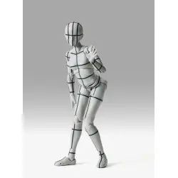 Figurine S.H.Figuarts Body-Chan Sports Edition Wire Frame (Gray Color Ver.) 15 cm  | 4573102673084