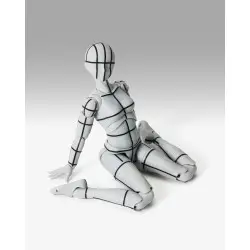 Figurine S.H.Figuarts Body-Chan Sports Edition Wire Frame (Gray Color Ver.) 15 cm  | 4573102673084