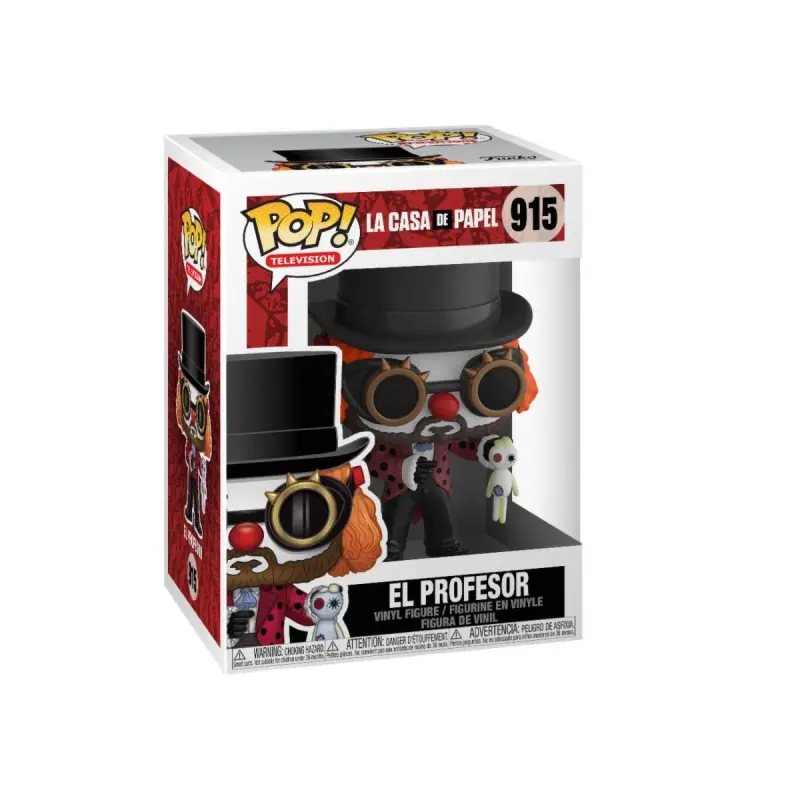 La casa de papel POP! TV Vinyl figurine Professor O Clown 9 cm | 0889698441964