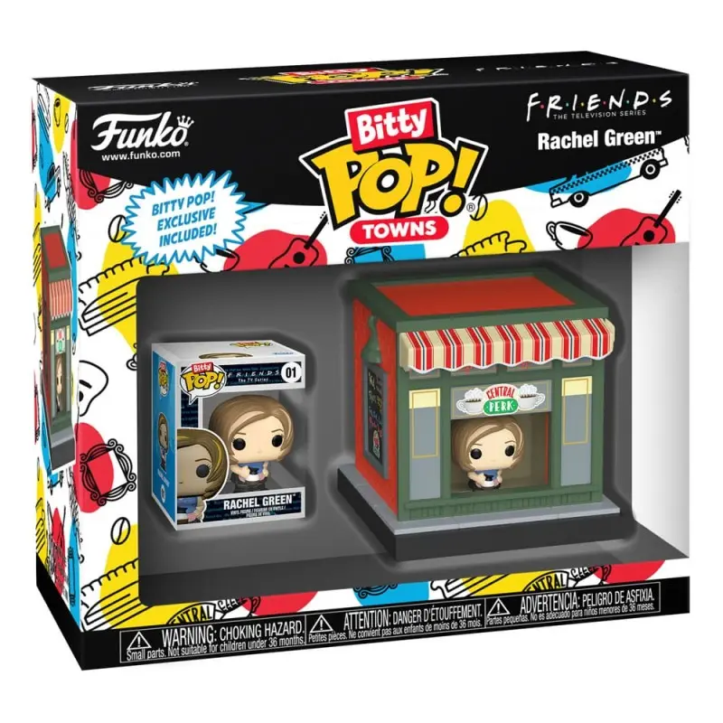 Friends Bitty POP! Town Vinyl Figure Rachel at Central Perks 2.5cm | 0889698836890