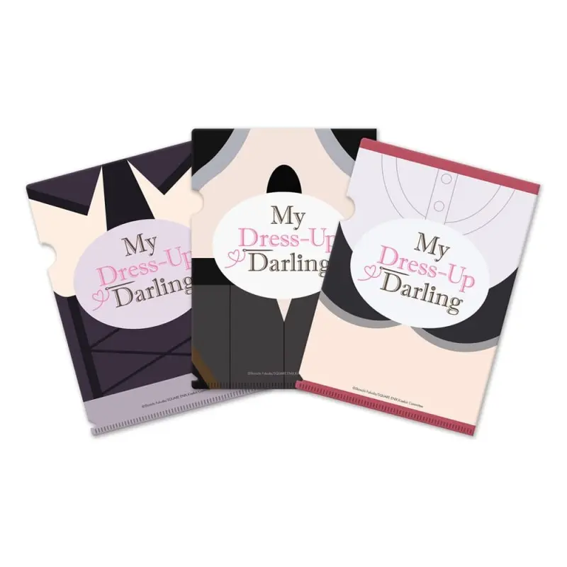 My Dress-Up Darling set 3 pochettes transparentes Ver. 02 | 8721126701146