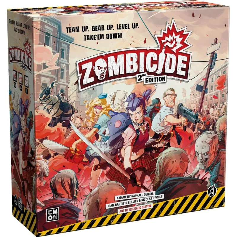 Game: Zombicide (Seizoen 1): 2e editie
Uitgever: CMON / Edge
Engelse versie