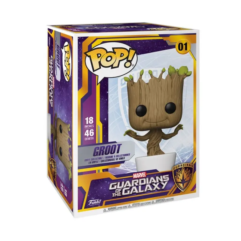 Guardians of the Galaxy Figurine POP! Marvel Vinyl Super Sized Dancing Groot 46 cm | 0889698500944