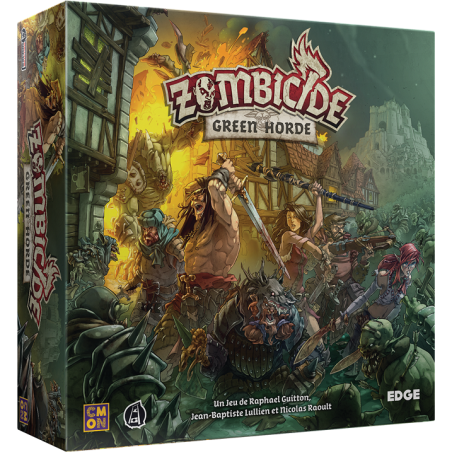 jeu : Zombicide Black Plague : Green Horde (Saison 2) éditeur : CMON / Edge version française jeu : Zombicide Black Plague : Green Horde (Saison 2) éditeur : CMON / Edge version française