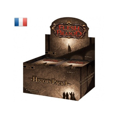 jcc / tcg : Flesh & Blood History Pack 1 Black Label Booster Display (36 Packs) - FR Legend Story Studios version française