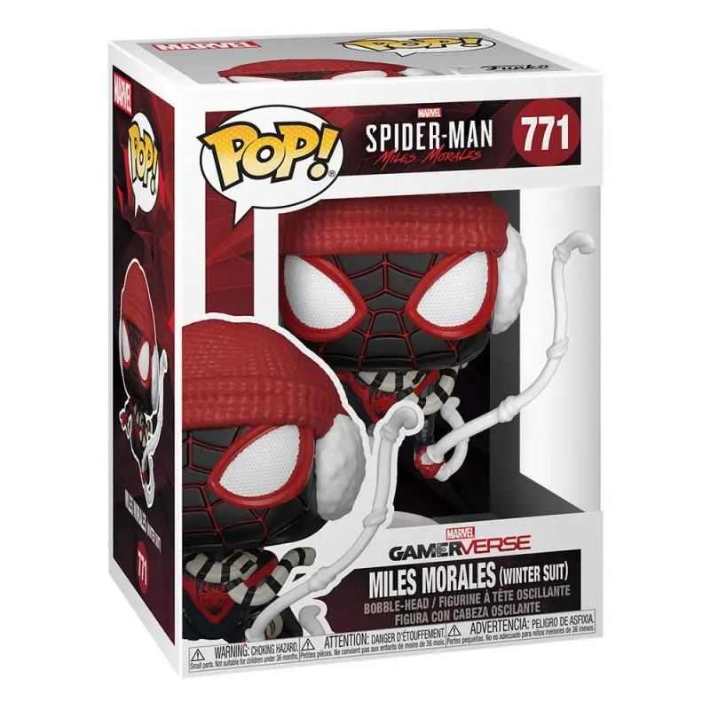 Marvel's Spider-Man POP! Games Vinyl figurine Miles Morales Winter Suit 9 cm | 0889698546928