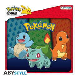 licence : Pokémon produit : Tapis de souris - Starters Kanto marque : Abystyle